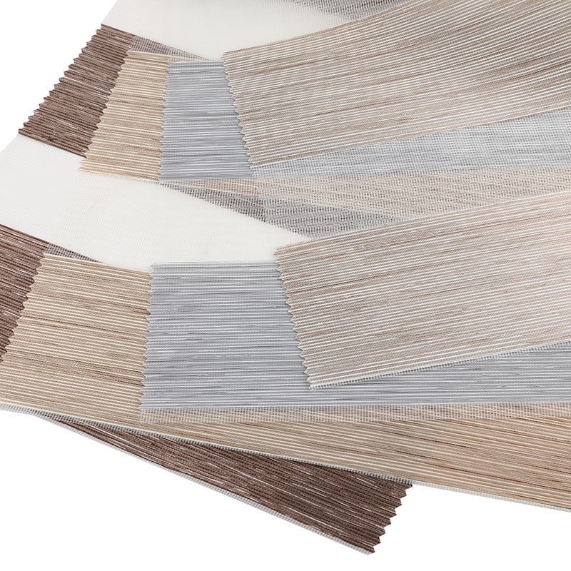 GD41 100% Poliester Kalis Air Separuh Hitam Kain Zebra Buta