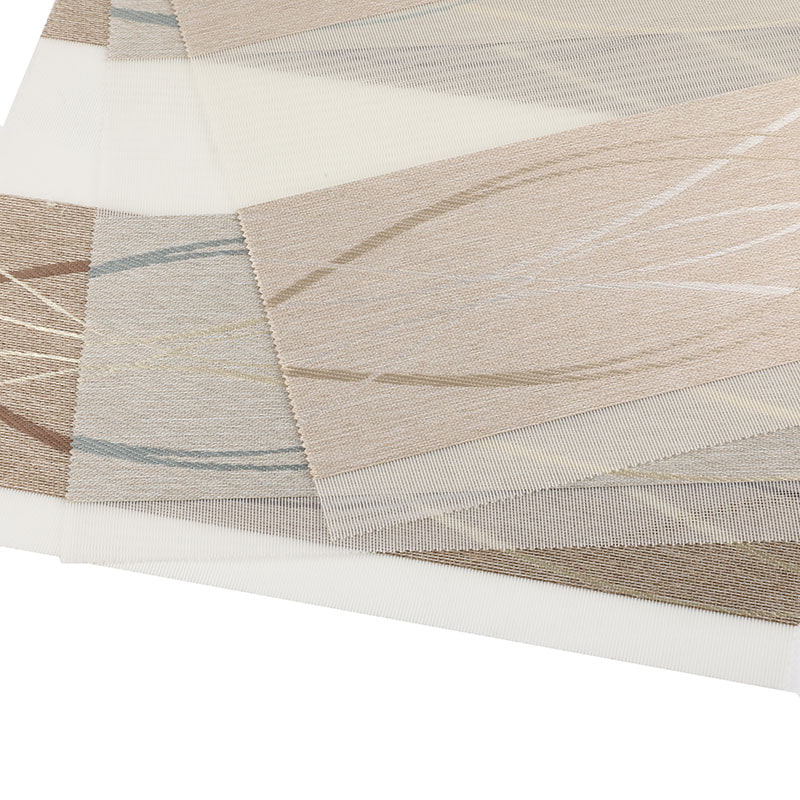 YX030 Kalis Air Kalis Api Dan Kalis Minyak Kain Jacquard Zebra Blind