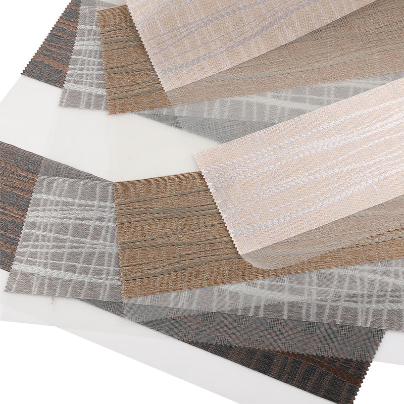 YX025 Jacquard Tebal Dua Lapisan Jacquard Zebra Fabrik Buta