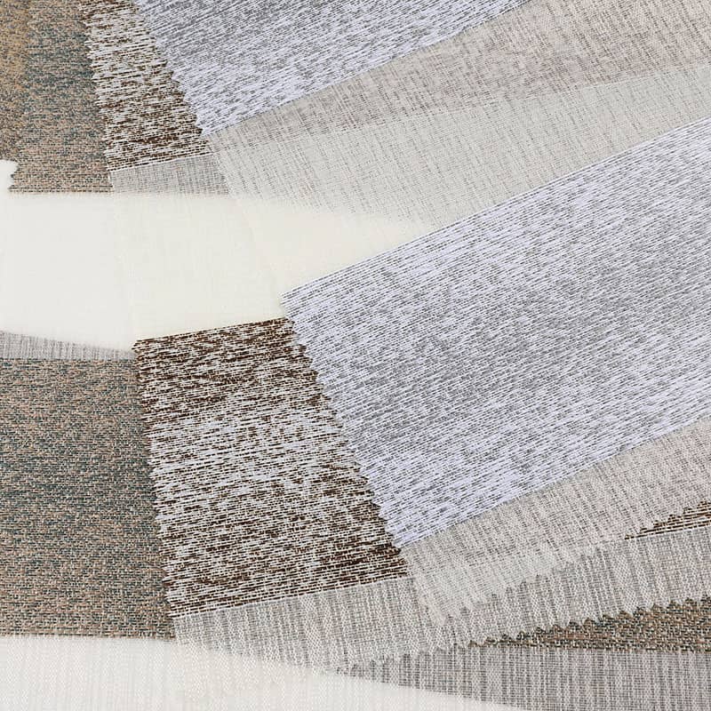 GD11 Kain Buta Zebra Separa Hitam Laras Dua Lapisan Cahaya Boleh Laras