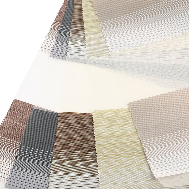 YX04 Kain Buta Zebra Dua Lapisan Cahaya Lembut Separuh Hitam