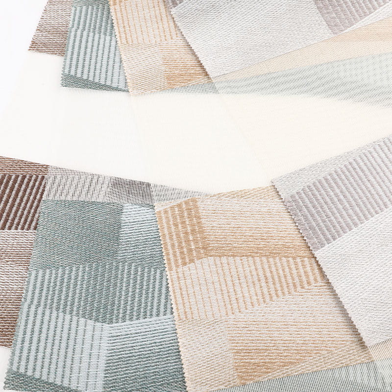 Pejabat YX010 Blackout Jacquard Embroidery Zebra Blind Fabric