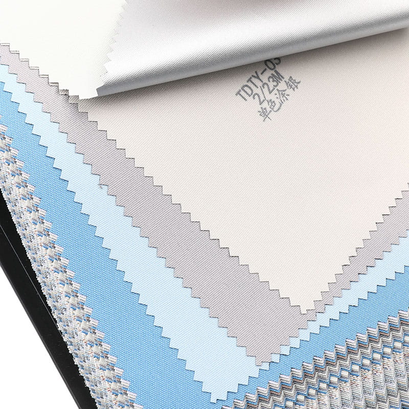 TDTY 200/230cm Salutan Perak 100% Fabrik Buta Gelek Blackout